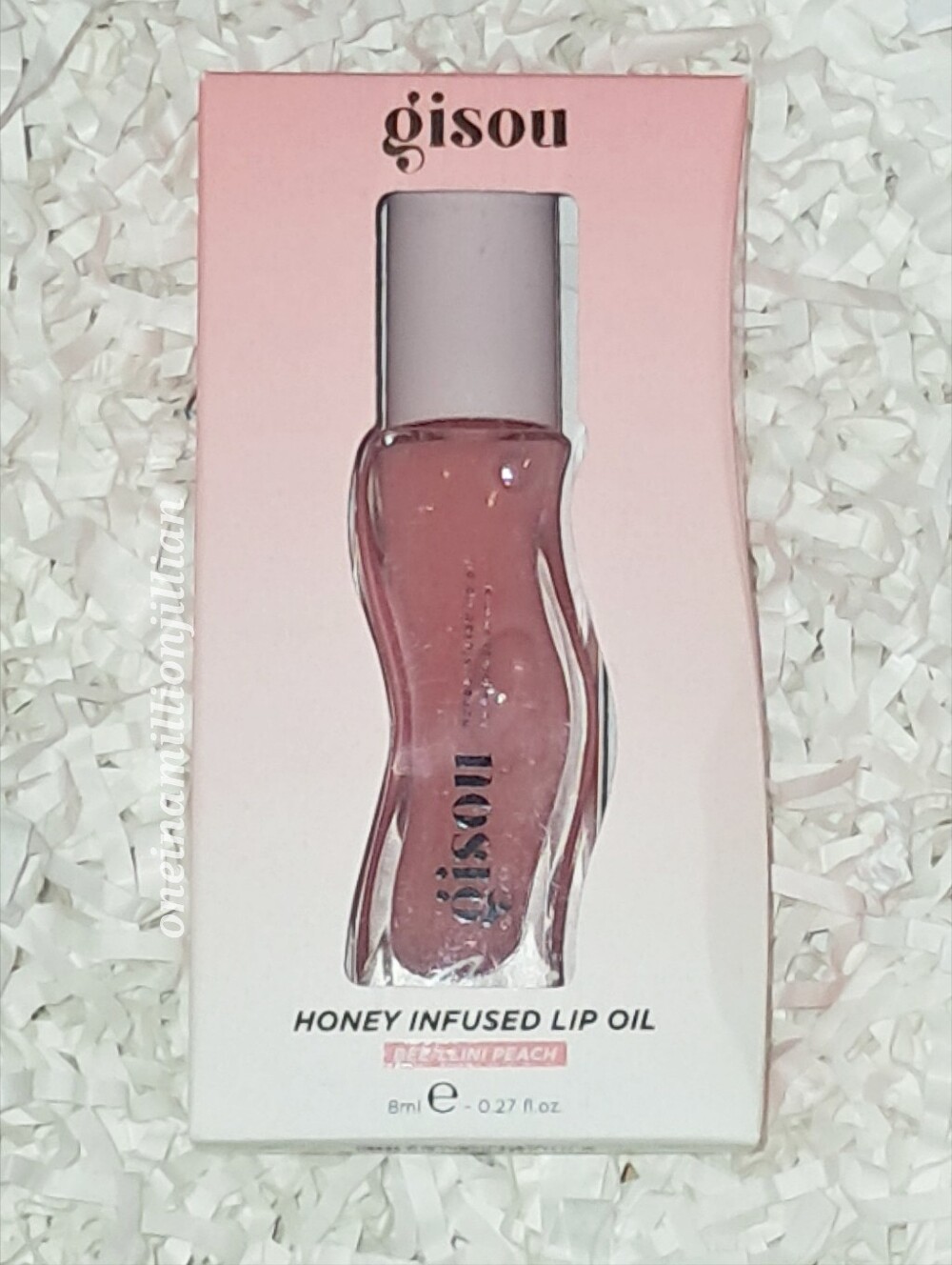 Gisou Honey Infused Hydrating Lip Oil Bee-llini Peach